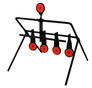Birchwood Casey 47017 World of Targets Gallery 1.75" Airgun Black/Orange Steel Circle with Crosshair & Diamond 0.19" Thick