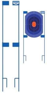 Birchwood Casey 49013 Adjustable Target Stakes 36" Stand Blue Steel Target 36" 2