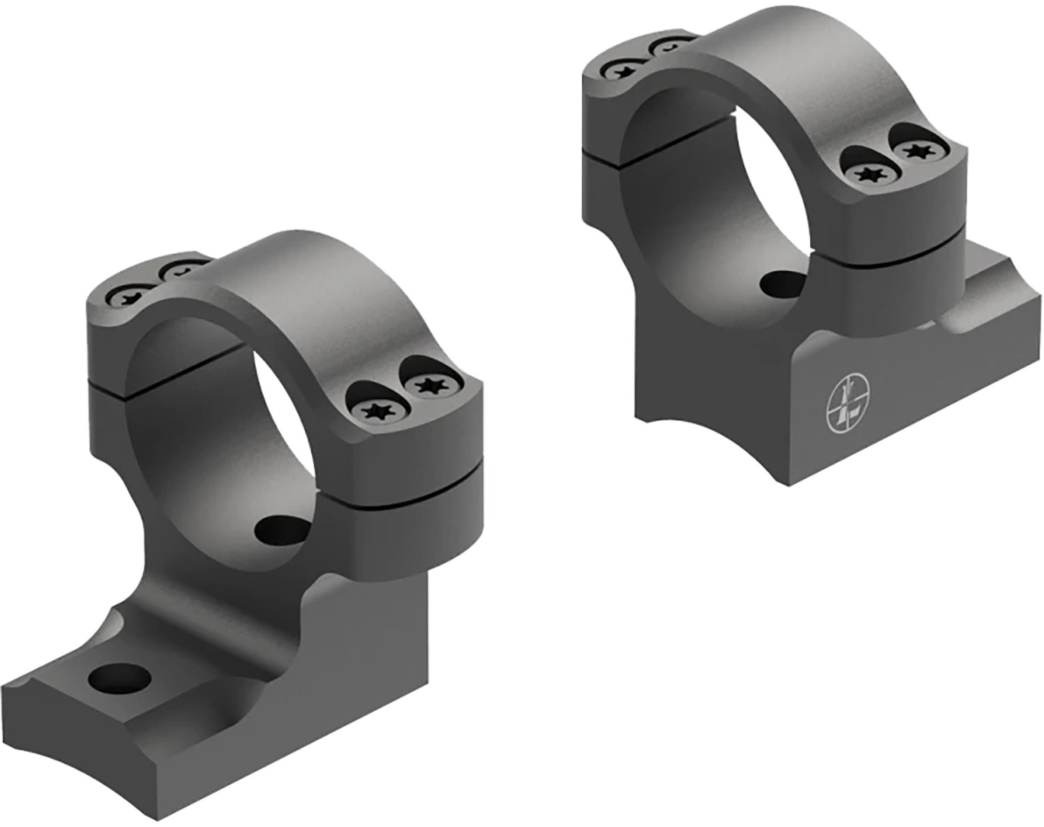 Leupold 177142 BackCountry Black 7075 T-6 Aluminum 1" Tube Medium Fits Winchester XPR