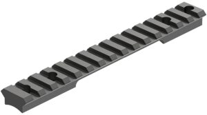 Leupold 187345 BackCountry Cross-Slot Base Black Aluminum Fits Savage 110 Short Action 20 MOA