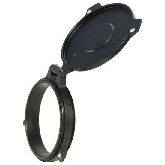 Leupold 117608 Alumina Scope Cover Matte Black Aluminum, 44mm Objective, Screw on Flip Open
