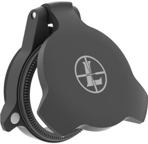 Leupold 59030 Alumina Scope Cover Matte Black Aluminum 20mm Objective Screw on Mount Flip Open