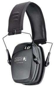 Howard Leight R01523 Leightning Ultra-Slim Passive Muff 23 dB Over the Head Black Adult