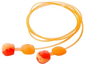 Howard Leight R02237 TrustFit Pod Earplugs Foam 28 dB Behind the Neck Orange Adult 3 Pair