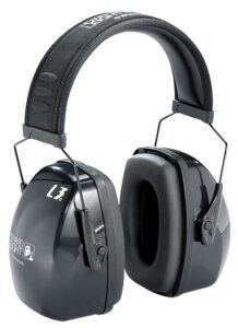 Howard Leight R03318 Leightning L3 Passive Muff 30 dB Over the Head Black Adult 1 Pair