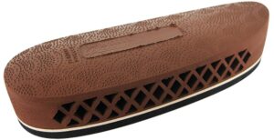 Pachmayr 00007 F325 Deluxe Brown with White Line Medium Rubber for Rifle/Shotgun