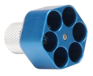 Lyman Pachmayr 02654 Competition Speedloader Made of Aluminum with Blue Finish for S&W L Frame Holds Up to 6-Round