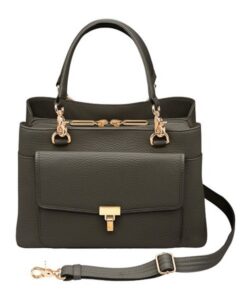 Gtm GTM-32/PB Black Large Satchel Crossbody-Cow