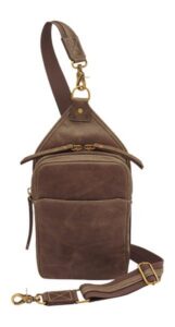 Gtm GTM-CZY/106 Brown Compact Sling Crossbdy-Buff
