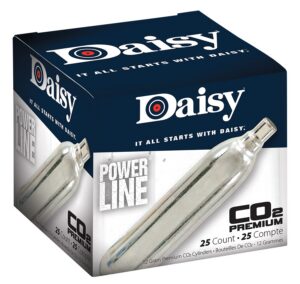 Winchester Daisy 997025604 Powerline CO2 Cylinder 12gram 25/Pack