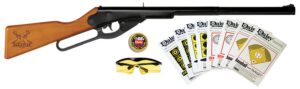 Winchester Daisy 994105403 Buck Shooting Kit Spring Piston 177 BB 400-Round Shot 350 Fps, Black Barrel/Rec, Stained Hardwood Furniture, Includes