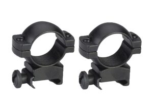 Traditions Aluminum Rings Weaver Style Bases 1In High Matte