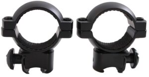 Traditions A797DS Scope Rings Matte Black Aluminum 1" Medium 3/8" Grooved Receiver