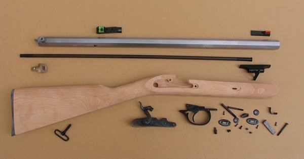 Traditions KRC53008 Deerhunter 50 Cal Percussion 24" Natural Stainless Octagon Barrel Unfinished Hardwood Stock Sidelock Action Lite Optic Sights - Image 2