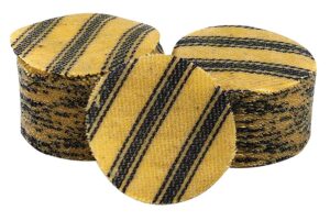 Traditions A1286 EZ Clean 2 Pillow Ticking Patches .50 .54 Cal Cotton 100 per Pack