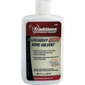 Traditions Muzzleloading Blackout 209 Bore Solvent 8 Oz Bott;e( 6 per Case )