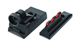 Peep Sight Fiber Optic Sight System Fits Traditions & CVA Strght NonTaper Brrl