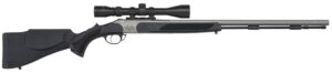Traditions R556110460 Vortek StrikerFire 50 Cal 209 Primer 28" Stainless Cerakote Black Synthetic Stock 3-9x40 Scope