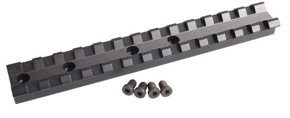 Traditions Muzzelloading 1-PC Picatinny Base Fits All Break-Open/Pa Pellet/Shedhorn Black ( 6 per Case )