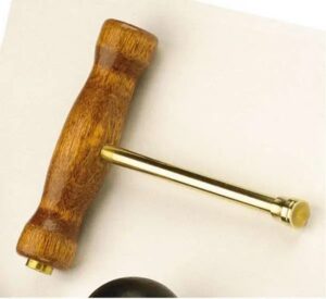 Traditions A1206 T-Handle Ball/Bullet Starter Multi Caliber Wood W Brass Rod
