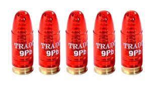 Traditions ASM9 Snap Caps Handgun 9mm Plastic with Brass Base 5/Pack