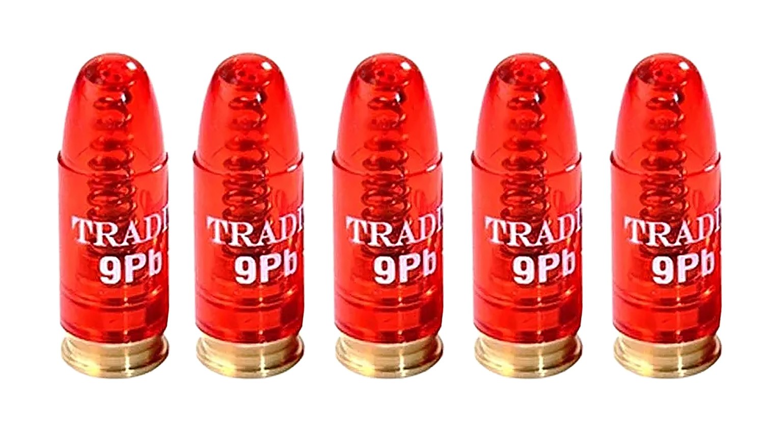 Traditions ASM9 Snap Caps Handgun 9mm Plastic with Brass Base 5/Pack