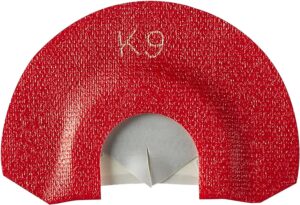 Hunters Specialties Johnny Stewart Wildlife Calls HSJSDIA7 K9's Predator Diaphragm Attracts Turkey Species Red