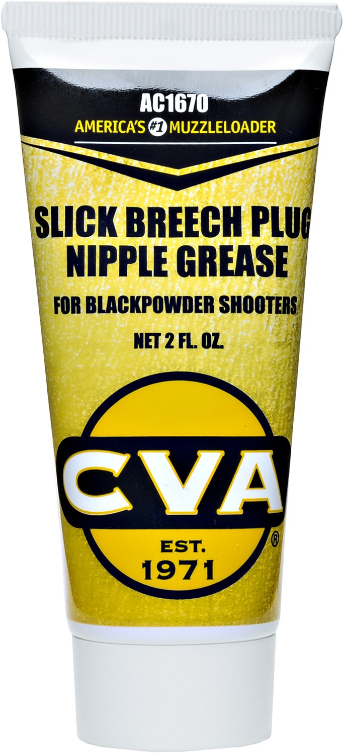 CVA AC1670 Slick Breech Plug/Nipple Grease Prevents Seizing of Nipple/Breech Plug 2 Oz Squeeze Tube