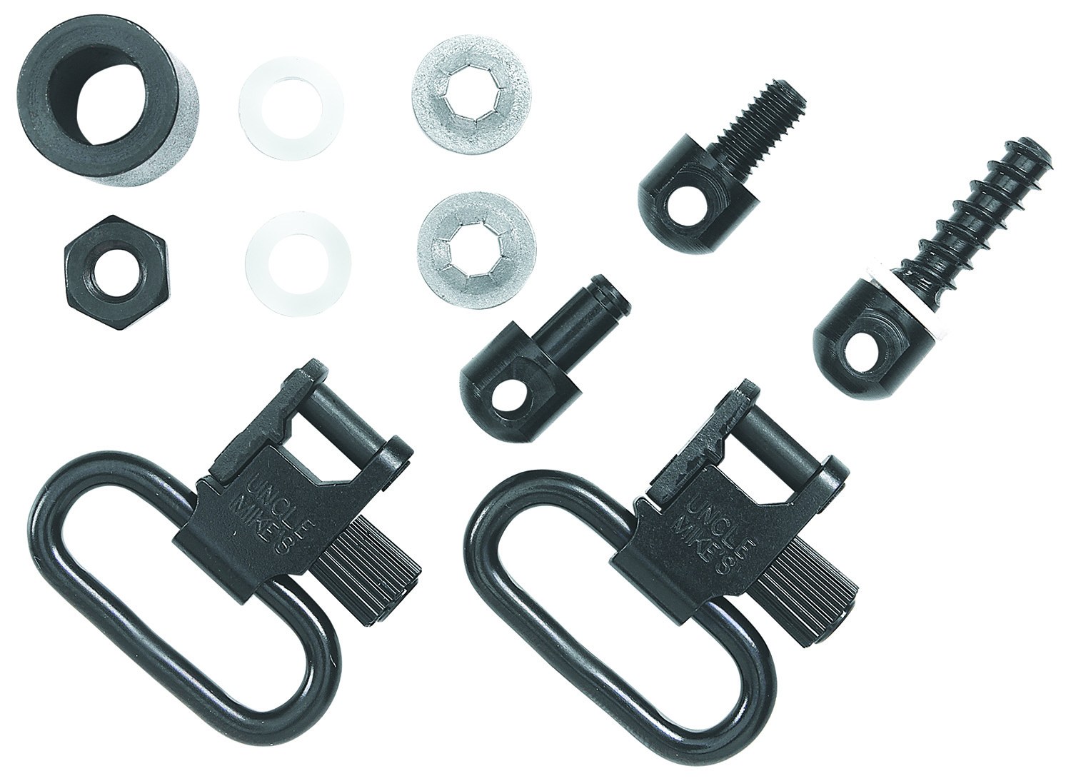 Uncle Mike's 12312 Super Swivel Quick Detach 115 MCS Blued 1" Loop Compatible with Most Pump & Auto Shotguns