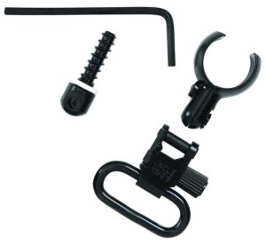 Uncle Mike's 13912 Magnum Band Swivel Set Quick Detach 115 CFL Tri-Lock Blued 1" Loop for .630-.675" Magazine Tubes