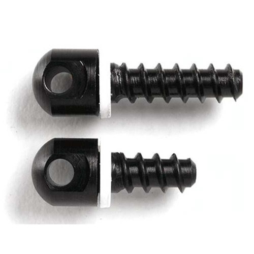 Uncle Mike's 25200 Magnum Band 115 RGS Screw Set Made of Blued Steel Includes 1/2" Forend Base, 3/4" Rear Base Screws & White Spacers for Wood - Image 4