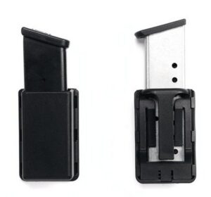 Uncle Mike's Um Kydex Single Magazine Case Large Double Row 10MM/45CAL (6)
