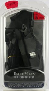 Uncle Mike's 7505 Plain Black Nyl RH#5 with Magazine Pouch