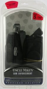 Uncle Mike's Mikes 77050 Pro Pack Horizontal Shoulder 4.5"-5" Large Auto Nylon Black