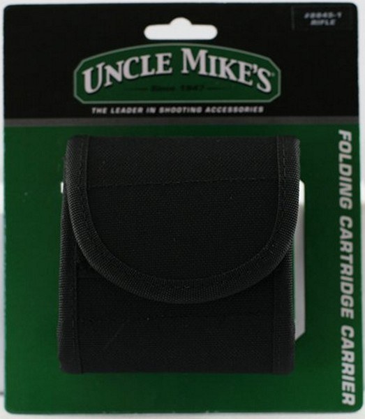 Uncle Mike's 88451 Folding Cartridge Carrier Black Nylon 10-Round Rifle - Image 2