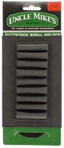 Uncle Mike's 88481 Buttstock Shell Holder Black Nylon 9-Round Rifle