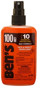 Benelli's 00067080 100 Odorless Scent 3.40oz Spray Repels Ticks & Biting Insects Effective Up to 10 Hrs
