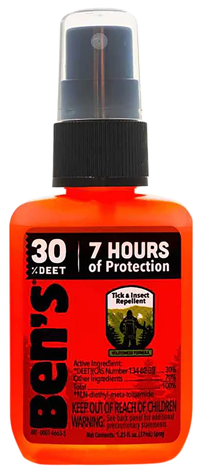 Benelli's 00067190 30 Odorless Scent Spray Repels Ticks & Biting Insects 1.25 Oz Effective Up to 8 Hrs