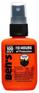 Benelli's 00067070 100 Odorless Scent 1.25oz Spray Repels Ticks & Biting Insects Effective Up to 10 Hrs