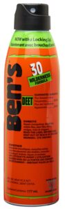 Benelli's 00067178 30 Odorless Scent 6oz Aerosol Repels Ticks & Biting Insects Effective Up to 8 Hrs