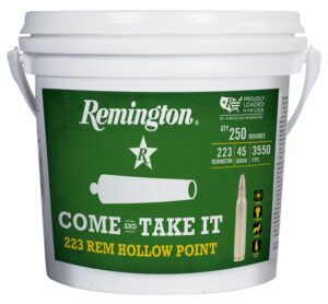 Remington R23741 223 45G JHP 250-Round Bucket 250/4