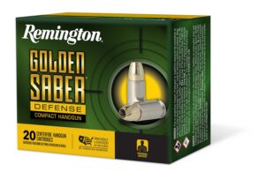 Remington Golden Saber Compact Defense 45 Auto 230GR Bjhp Ammo 20-Round