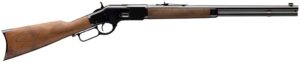 Winchester Repeating Arms 534200140 Model 1873 Short Rifle 44-40 Win 10+1 20" Blued Round Barrel, Rifle-Style Forearm & Cap, Walnut Straight Grip