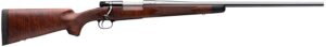 Winchester Repeating Arms 535203212 Model 70 Super Grade 243 Win Caliber with 5+1 Capacity, 22" Barrel, High Polished Blued Metal Finish & Satin