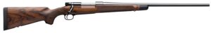 Winchester Repeating Arms 535239212 Model 70 Super Grade 243 Win Caliber with 5+1 Capacity, 22" Barrel, Polished Blued Metal Finish, AAA French Walnut