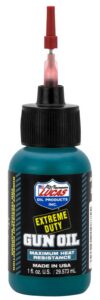 Lucas Oil 10875 Extreme Duty Gun Oil Against Heat, Friction, Wear 1 Oz Squeeze Bottle
