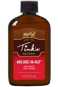Tinks W6202 #69 Doe-In-Rut Deer Attractant Doe in Estrus Scent 4 Oz Bottle