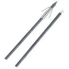 Muzzy Lighted Carbon Compositearrow with Carp Point