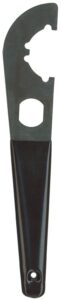 Outdoor Connection BTNW28197 Buffer Tube Wrench Black Phosphate Steel M4/Car-15/Carbine Rubber Black Handle