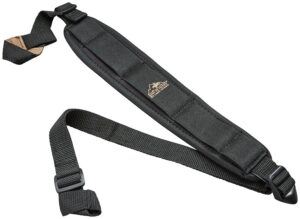 Butler Creek 80023 Comfort Stretch Shotgun Sling Black Neoprene with Non-Slip Grippers 2.50" Wide Adjustable Design